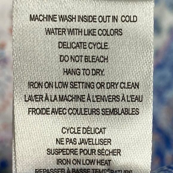 NWT Tamara H Blouse Womens 2X Floral Paisley Patchwork Tunic S/S Boho Cottage - Picture 12 of 13